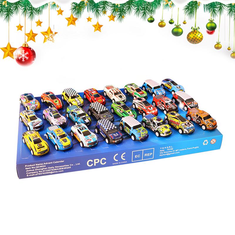 Advent Calendar Gift - Vehicle Toys Set Advent Calendar Gift