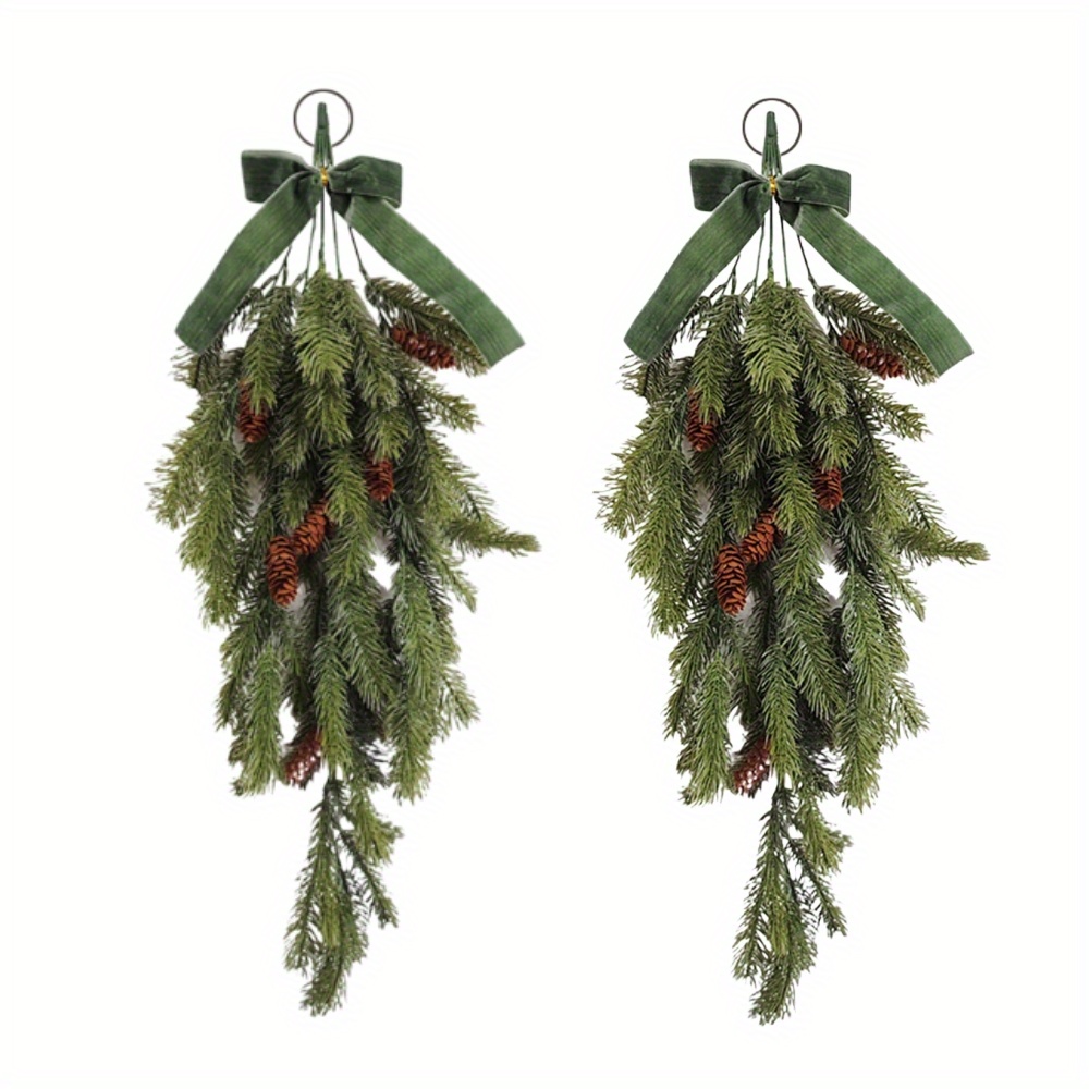Christmas Tree Artificial - Christmas Teardrop Swag - Artificial Pine