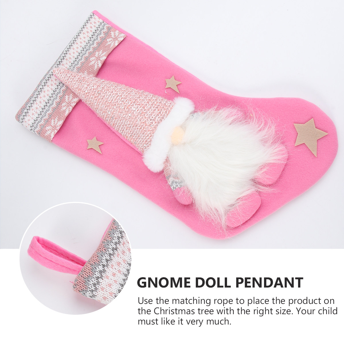 1Pcs Christmas Stocking Hangin - Christmas Stocking Hanging 评论和价格