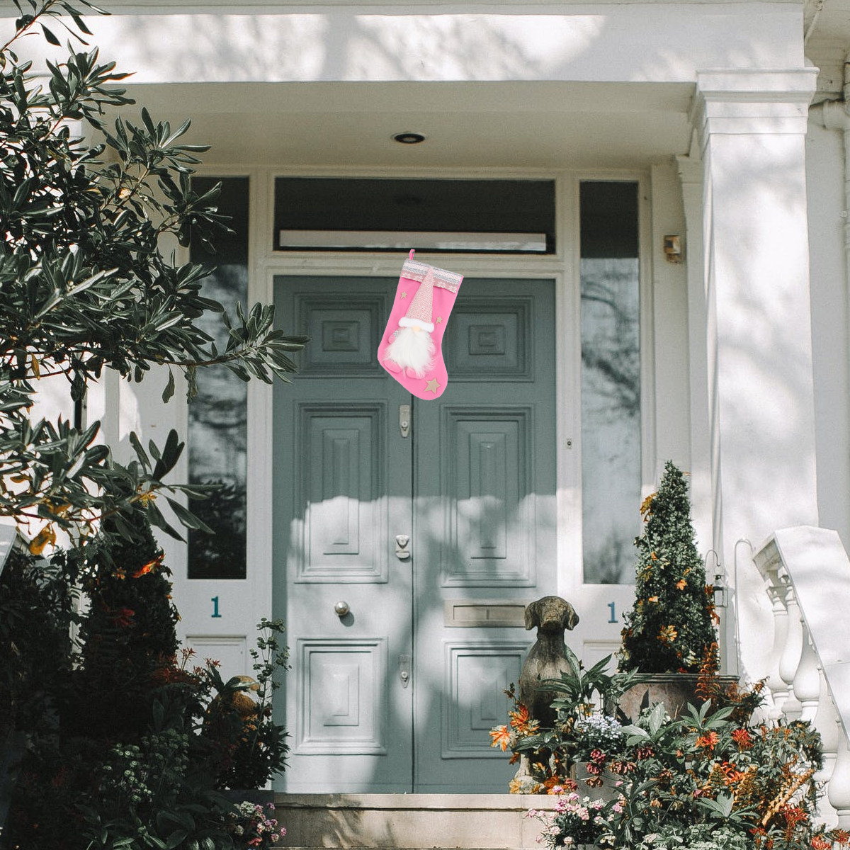 1Pcs Christmas Stocking Hangin - Christmas Stocking Hanging 评论和价格