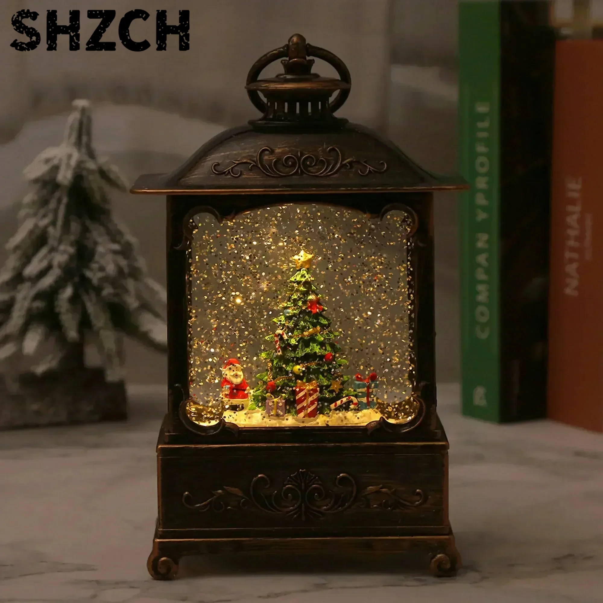 Christmas Snow Globe Lantern M - Snow Globe Musical 评论和价格