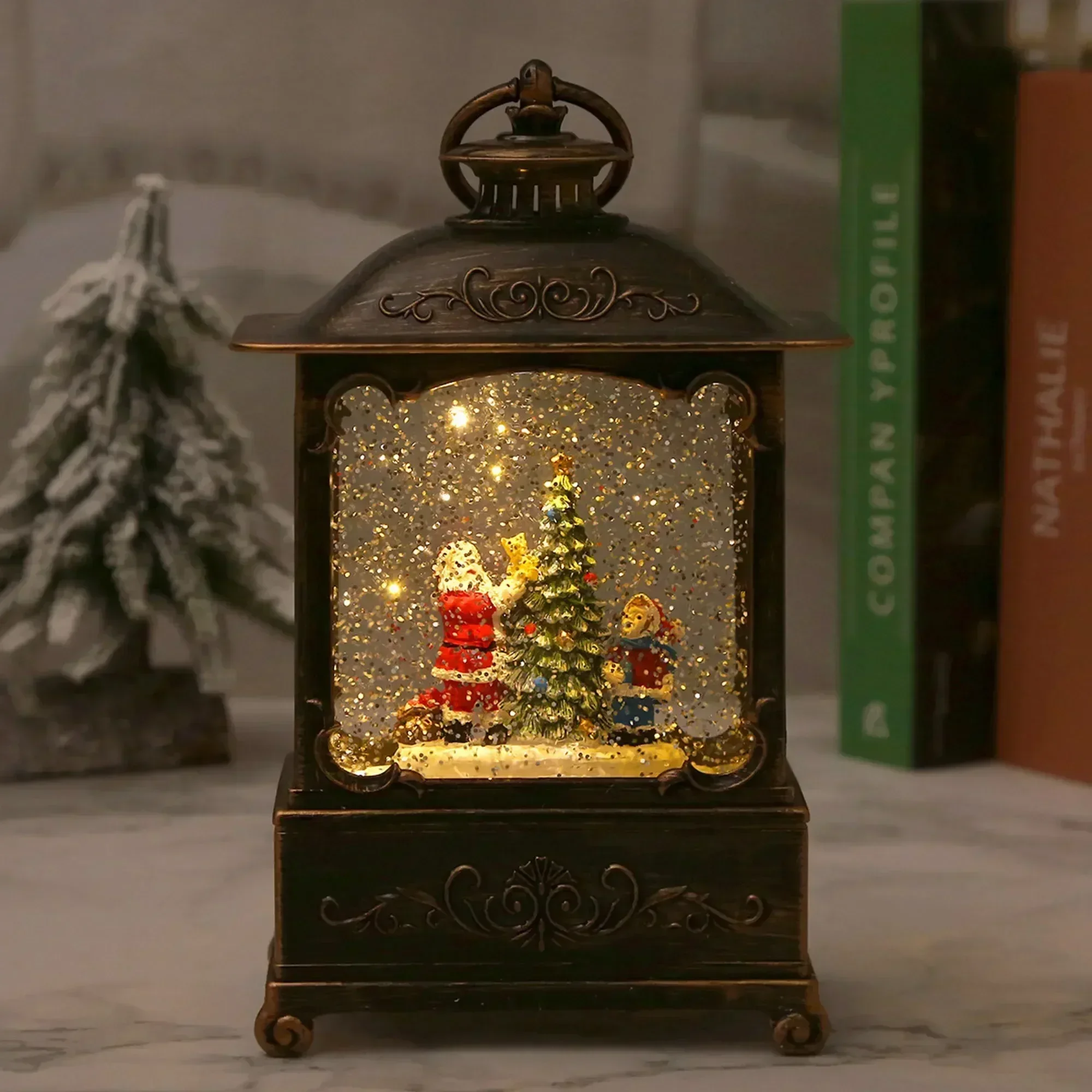 Christmas Snow Globe Lantern M - Snow Globe Musical 评论和价格