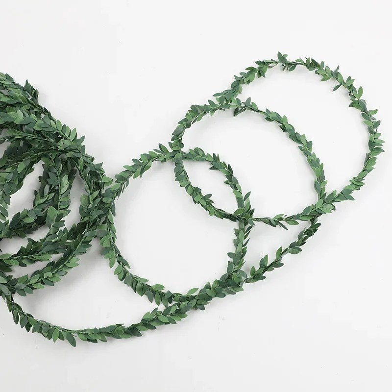 7 Meters Iron Wire Green Leaf  - Christmas Wreath Fake 评论和价格