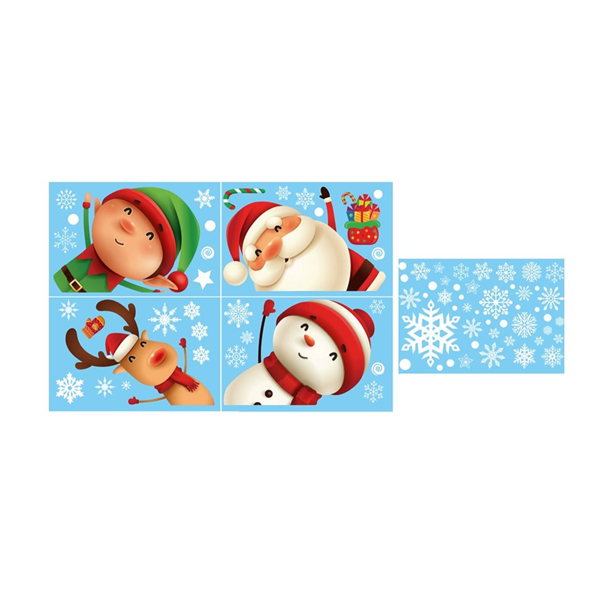 New arrival  80PCS Christmas S - Snowflake Window Decal 评论和价格