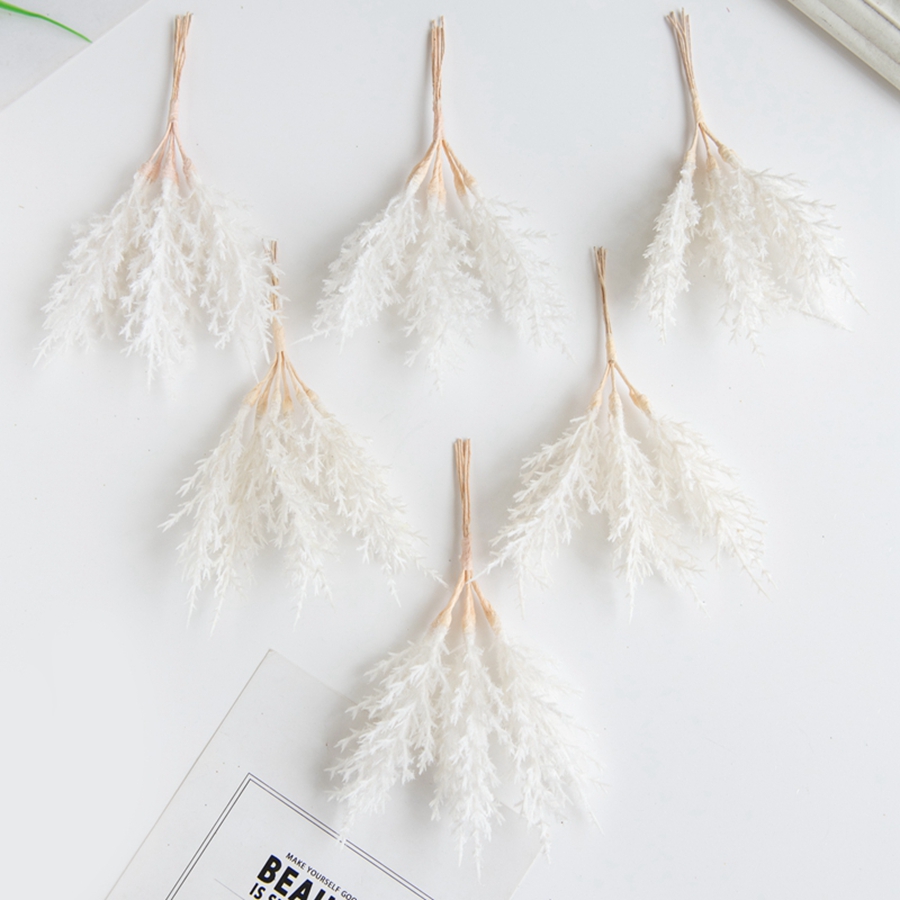 6Pcs Artificial Plants Autumn  - Christmas Tree Artificial 评论和价格