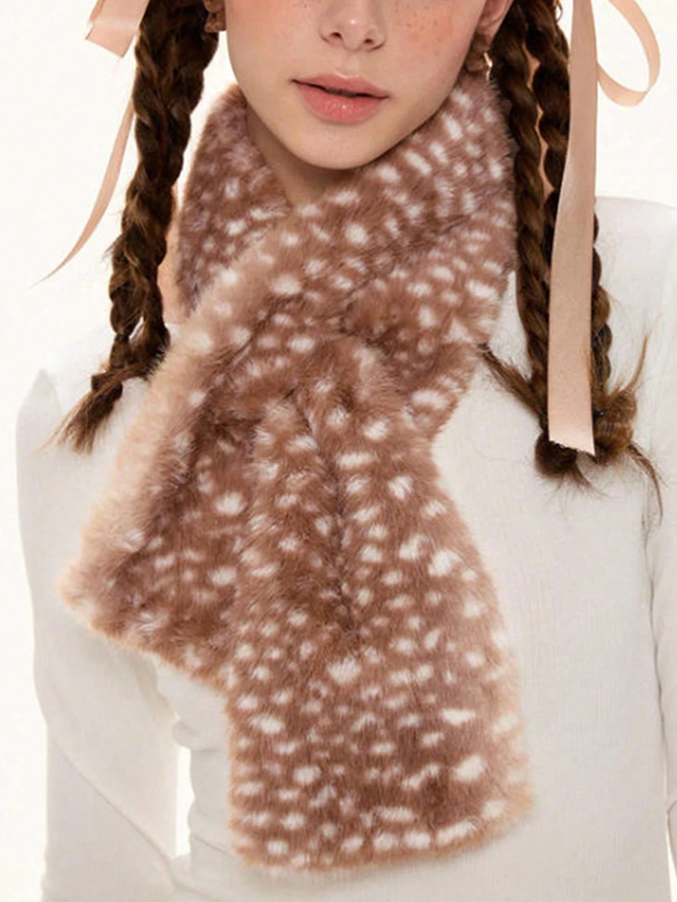 Winter Harajuku Elk Plush Scar - Reindeer Antlers Headband 评论和价格