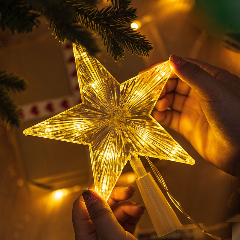 15/19/23cm Christmas Tree Top  - Star Tree Topper 评论和价格