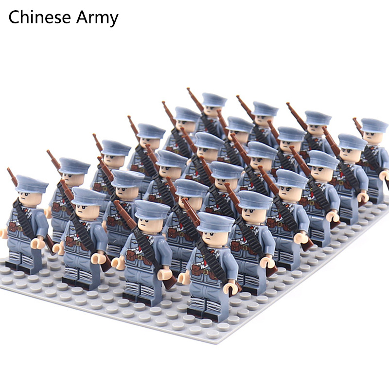 WW2 24pcs/Lot Military Soldier - Lego Set Creator 评论和价格