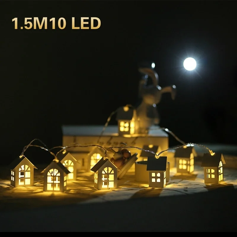 10 LED Christmas Tree House St - Led Fairy String Lights 评论和价格