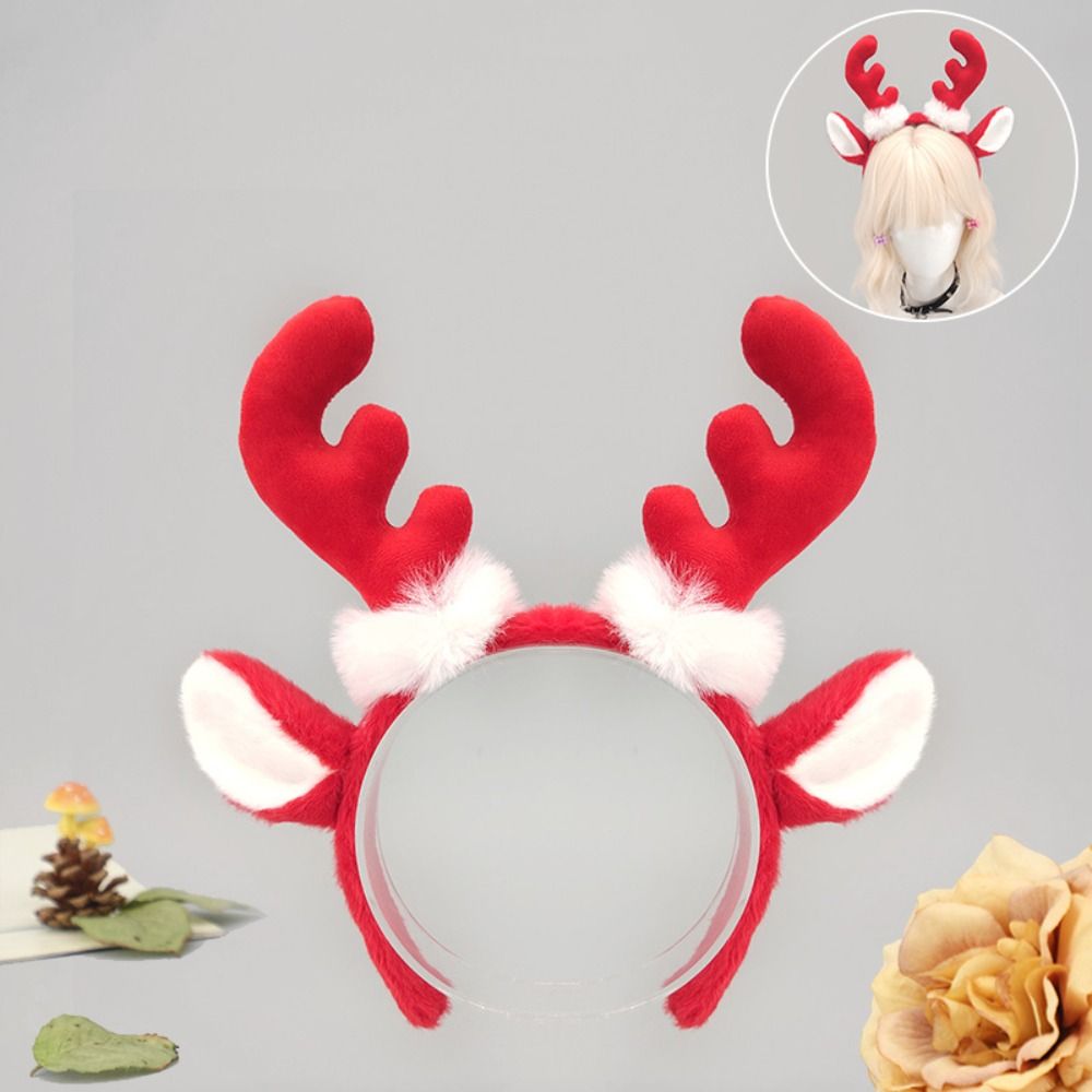 Realistic Plush Antler Headban - Reindeer Antlers Headband 评论和价格