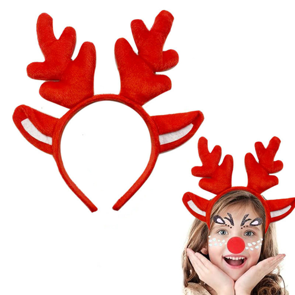 Decorative Christmas Reindeer  - Reindeer Antlers Headband 评论和价格