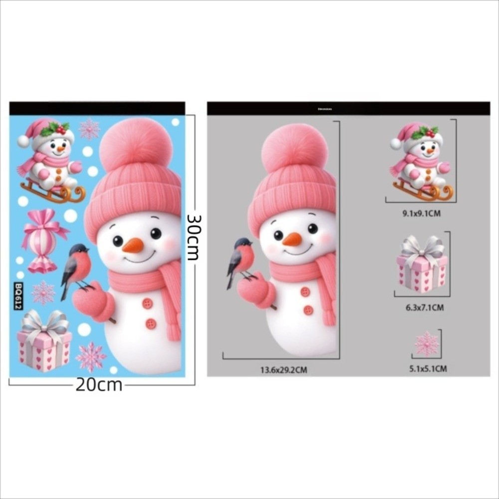 Removable PVC Window Stickers  - Snowflake Window Decal 评论和价格