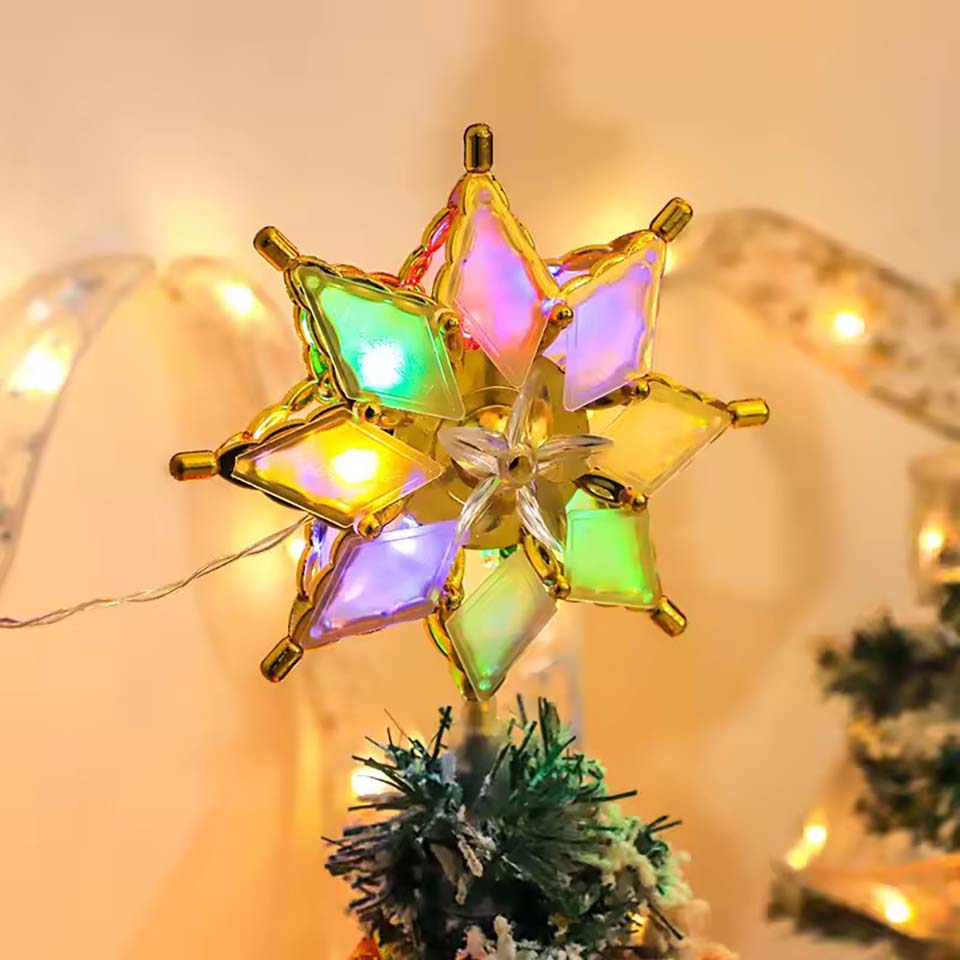 Lighted Star Trees Topper Chri - Star Tree Topper 评论和价格