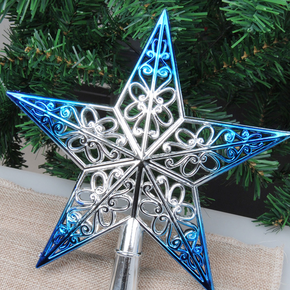 3Pcs 20Cm Hollow Star Christma - Star Tree Topper 评论和价格