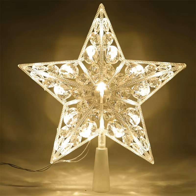 15cm Christmas Glowing Tree To - Star Tree Topper 评论和价格