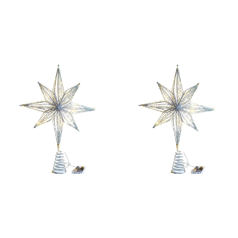 ABXF-2X Christmas Tree Toppers - Star Tree Topper 评论和价格