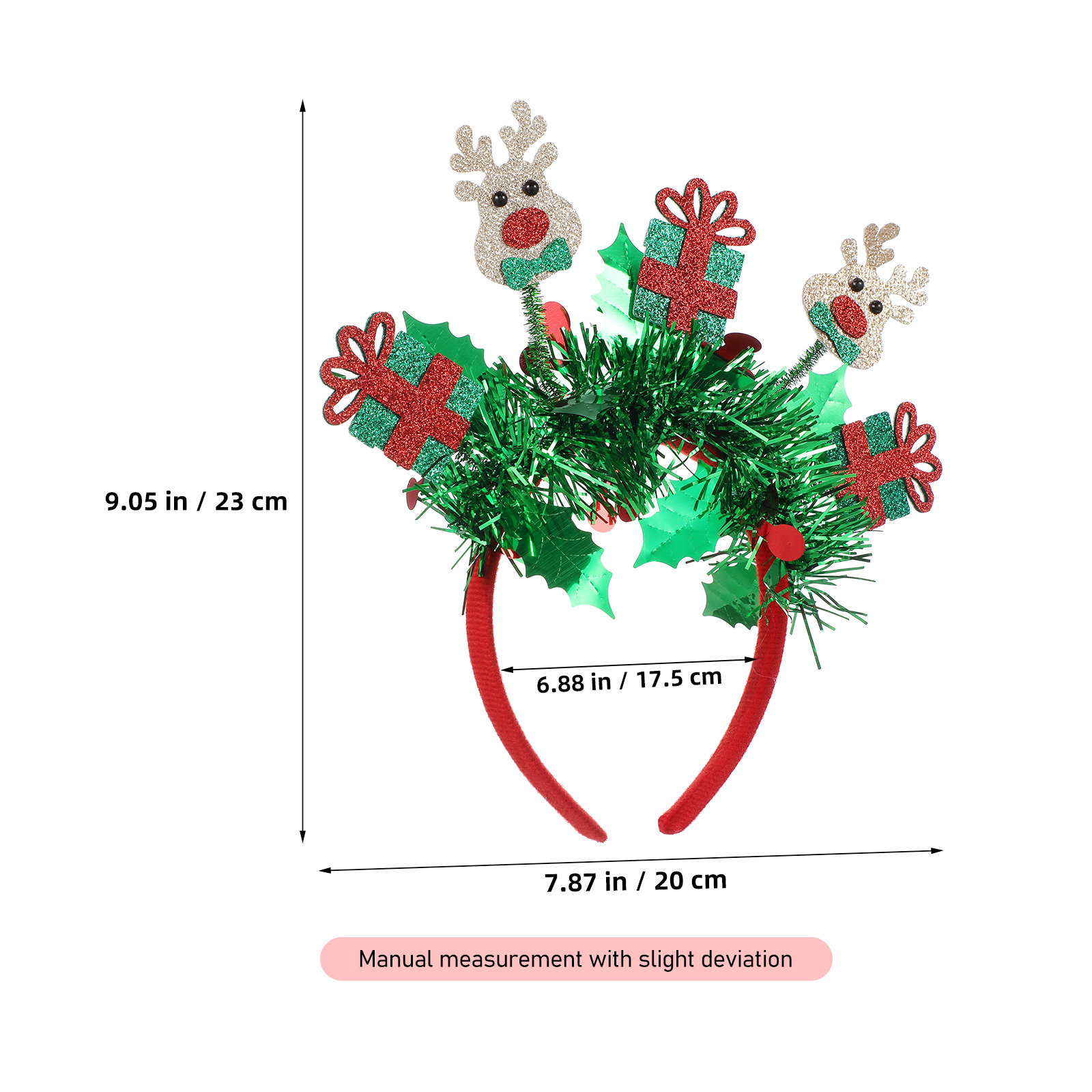 4Pcs Christmas Headband Reinde - Reindeer Antlers Headband 评论和价格