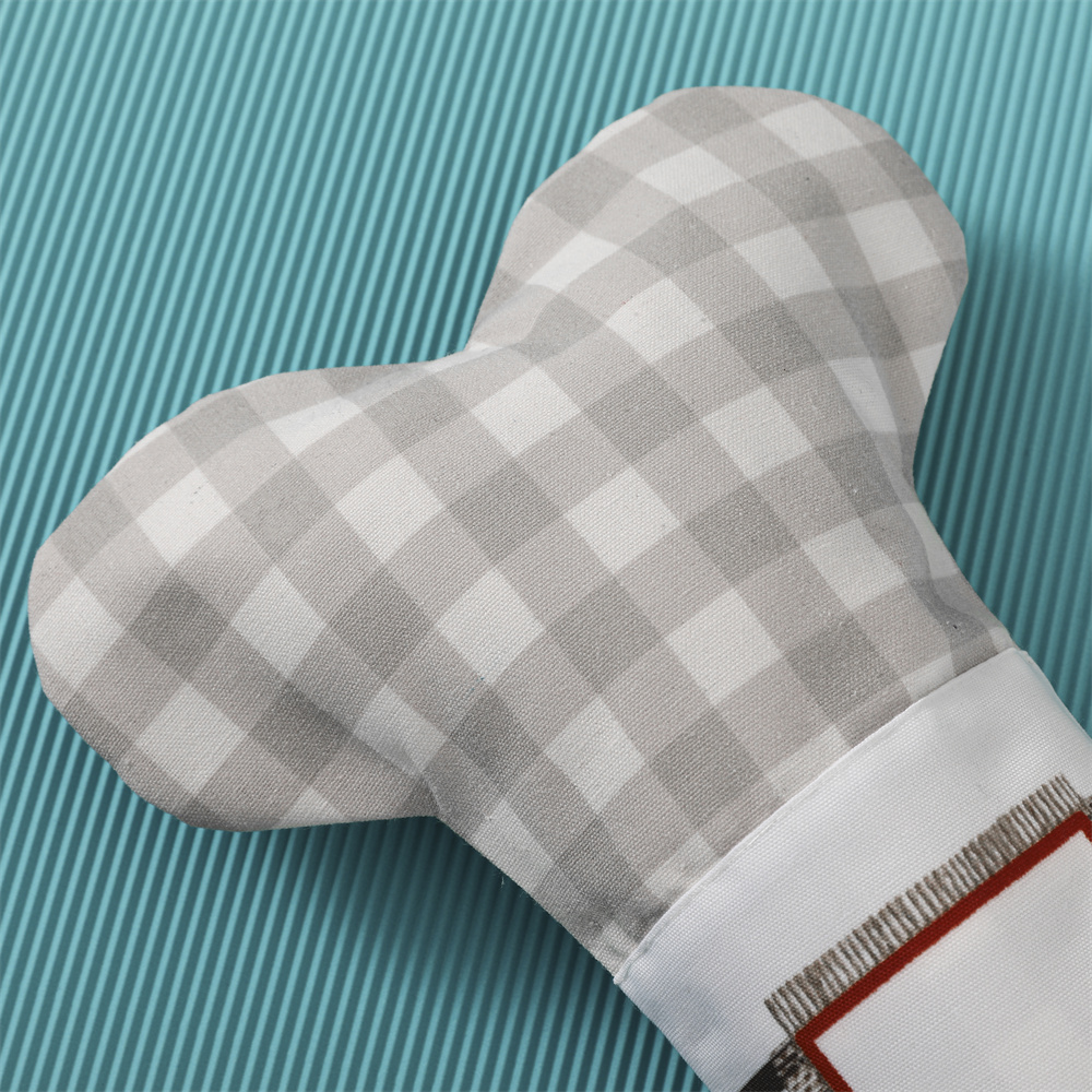 Plaid Pet Christmas Stocking F - Christmas Stocking Hanging 评论和价格