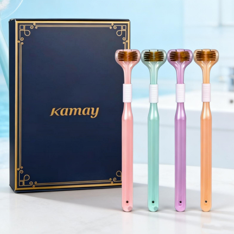 4-piece set of toothbrushes in - Gift Box Wrap Set 评论和价格