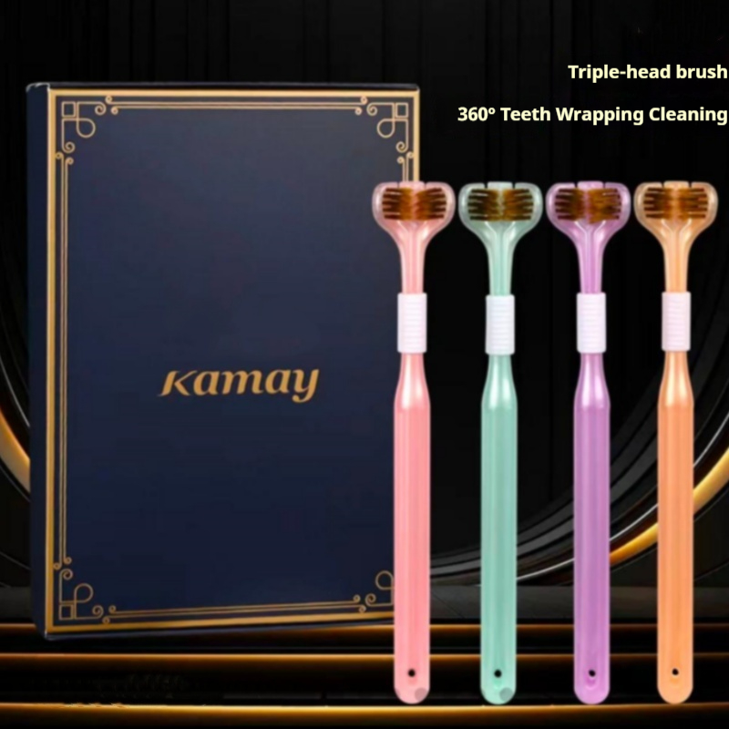 4-piece set of toothbrushes in - Gift Box Wrap Set 评论和价格